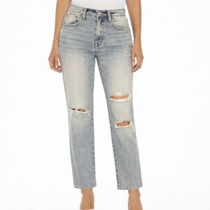 Pistola denim Presley 90’s style straight leg high rise faded wash jean ❤️